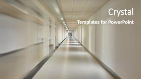  Presentation with motion - Audience pleasing presentation theme consisting of plaim - plain corridor in a modern backdrop and a gray colored foreground