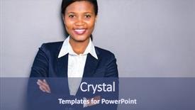  Presentation with professional - Slide deck having plain background - portrait of professional black businesswoman background and a ocean colored foreground