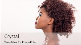  Presentation with african beauty - Audience pleasing slides consisting of black skincare - side view of pretty african backdrop and a lemonade colored foreground