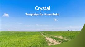  Presentation with way forward paddy - Colorful PPT layouts enhanced with plain blue - view way road backdrop and a cobalt blue colored foreground