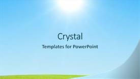  Presentation with hill - PPT layouts with plain hill and hot sun background and a light blue colored foreground