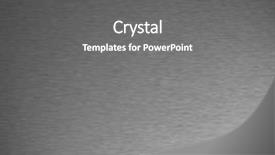  Presentation with brushed metal - Slides consisting of plain metallic silver - brushed metal structure right lower background and a gray colored foreground