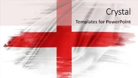  Presentation with plain - Presentation theme with great plains - st george's cross flag background and a lemonade colored foreground