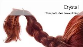  Presentation with teachnology and brain white - PPT theme with  background and a  colored foreground.