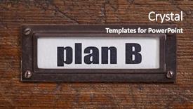  Presentation with backup - Amazing theme having plan b - a label backdrop and a tawny brown colored foreground