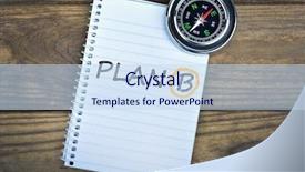  Presentation with action plan way forward text - PPT theme having plan b text and metallic background and a sky blue colored foreground