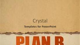  Presentation with personal goals - PPT layouts featuring plan-b-words-on-art background and a yellow colored foreground