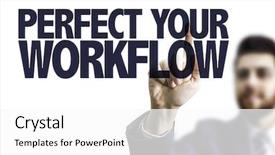  Presentation with business plan - PPT layouts featuring plan check act - business man pointing the text background and a white colored foreground