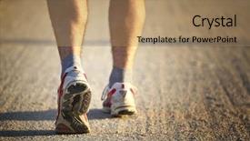  Presentation with runner - Beautiful theme featuring plan de carrera - detail of runner close up backdrop and a coral colored foreground