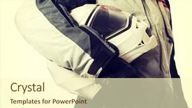  Presentation with high quality - Amazing slide deck having plan de carrera - high quality head protective motorcycle backdrop and a cream colored foreground