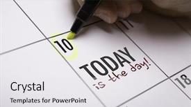  Presentation with today - Beautiful PPT theme featuring plan page - today is the day backdrop and a white colored foreground