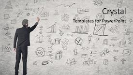  Presentation with logistics business plan - Presentation with plan photo compilation with asia background and a light gray colored foreground