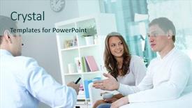  Presentation with crisis plan - Audience pleasing PPT layouts consisting of plan with an insurance broker backdrop and a sky blue colored foreground