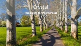  Presentation with czech republic - Colorful presentation theme enhanced with plane-alley-in-the-castle backdrop and a gray colored foreground