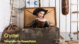  Presentation with cowboy hat - Beautiful slides featuring plane indian children play - beautiful little girl in cowboy backdrop and a tawny brown colored foreground