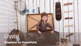  Presentation with old books on a wooden - PPT layouts with plane indian children play - cute little girl in old background and a tawny brown colored foreground