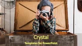  Presentation with play children - Slide deck featuring plane indian children play - little girl in wooden chest background and a  colored foreground