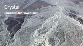  Presentation with chernobyl nuclear power plant view - Amazing PPT layouts having plane on the geoglyphs nazca backdrop and a gray colored foreground