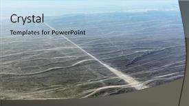  Presentation with plane - Cool new slide deck with plane on the geoglyphs nazca backdrop and a light blue colored foreground