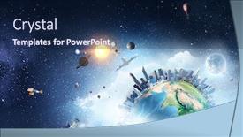  Presentation with planet mars and earth - Audience pleasing PPT layouts consisting of planet-earth-abstract-funny-playful backdrop and a navy blue colored foreground