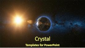  Presentation with earth day - PPT layouts consisting of planet earth and sun star background and a wine colored foreground