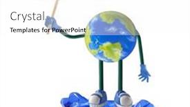  Presentation with earth pollution - Colorful slide set enhanced with planet-earth-global-plastic-pollution backdrop and a white colored foreground