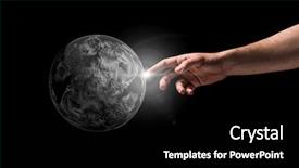  Presentation with women creating - Slide set having planet mercury - creating the uniqueness background and a black colored foreground