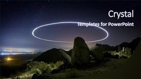  Presentation with planetarium - Colorful presentation enhanced with planetarium - landscape by night in dobrogea backdrop and a wine colored foreground