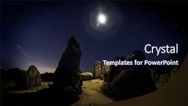  Presentation with planetarium - Colorful theme enhanced with planetarium - landscape by night in dobrogeawith backdrop and a wine colored foreground