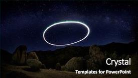  Presentation with planetarium - Presentation design enhanced with planetarium - night landscape with the milky background and a black colored foreground