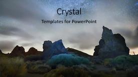  Presentation with night sky - PPT layouts featuring planetarium - night sky with milky way background and a seafoam green colored foreground