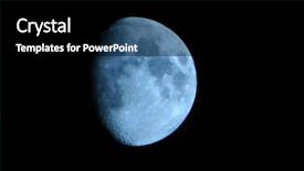  Presentation with planetary - Presentation having planetary orbit - moon full in a black background and a black colored foreground