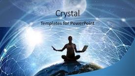  Presentation with planetary - PPT theme enhanced with planetary orbit - our unique universe background and a teal colored foreground