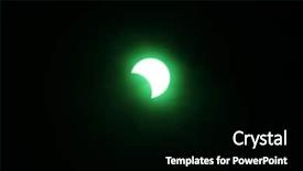  Presentation with planetary - Slides featuring planetary orbit - solar eclipse background and a black colored foreground
