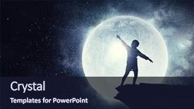  Presentation with childish - PPT theme consisting of planets - childish sweet dreams mixed media background and a wine colored foreground