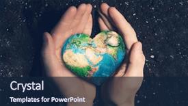  Presentation with love - Amazing theme having planets - love and care to our backdrop and a navy blue colored foreground