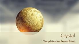 Presentation with mercury planet - PPT theme having planets - mercury planet mixed media background and a soft green colored foreground