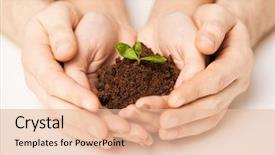  Presentation with sprout - Presentation with planets - picture of couple hands background and a lemonade colored foreground