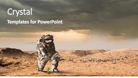  Presentation with life - Amazing PPT theme having planets - there is life on other backdrop and a gray colored foreground