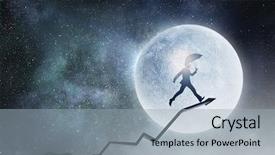  Presentation with daily routine - Slides enhanced with planets free - escape from daily routine mixed background and a light blue colored foreground