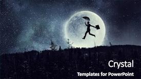  Presentation with daily routine - Theme enhanced with planets free - escape from daily routine mixed background and a black colored foreground