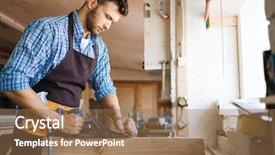  Presentation with non profit board accountibility - Presentation with planing board with jointer plane background and a coral colored foreground