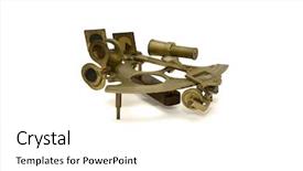  Presentation with octopus on isolated white - PPT layouts enhanced with planisphere - sextant isolated on white background background and a white colored foreground