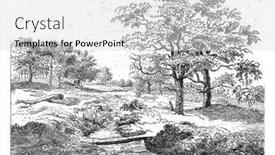  Presentation with stream - Beautiful PPT layouts featuring plank-bridge-a-wooden-beam backdrop and a light gray colored foreground