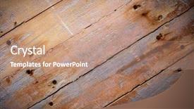  Presentation with wood planks - Beautiful theme featuring planks background with vignetting effect backdrop and a  colored foreground