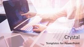  Presentation with abstract business - Audience pleasing slides consisting of planning analysis statistics brainstorming abstract backdrop and a lemonade colored foreground