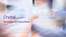  Presentation with abstract business - Beautiful slides featuring planning analysis statistics brainstorming abstract backdrop and a sky blue colored foreground