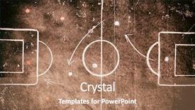  Presentation with close up shot - PPT theme with planning kickoff - close up shot background and a coral colored foreground