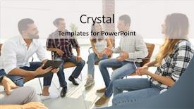  Presentation with public health team - Colorful PPT theme enhanced with planning session - creative team sitting backdrop and a light gray colored foreground