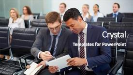  Presentation with discussing parents - Amazing slides having planning session - two businessmen discussing something backdrop and a tawny brown colored foreground